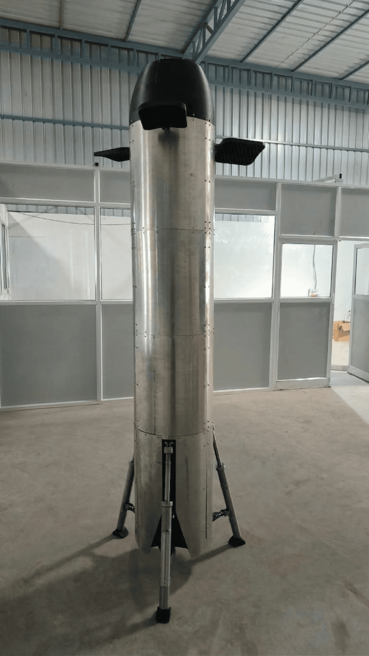 Rocket at launch pad